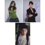 Blowout Sale! Lot of 3 Heroes tv show hand signed 10x8 photos. This beautiful lot of 3 hand signed