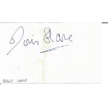 Doris Hare signed 5x3 white card. British actress. All autographs come with a Certificate of