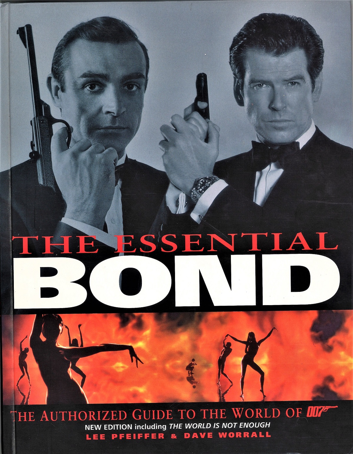 Judi Dench, Jonathan Pryce and Colin Salmon signed The Essential Bond hardback book. Signed on