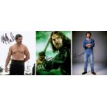 Blowout Sale! Lot of 3 sci-fi / horror tv show hand signed 10x8 photos. This beautiful lot of 3 hand