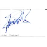 Jason Priestley signed 5x3 white card. Canadian actor. All autographs come with a Certificate of