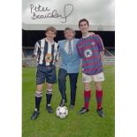 PETER BEARDSLEY 1995, football autographed 12 x 8 photo, a superb image depicting Newcastle United