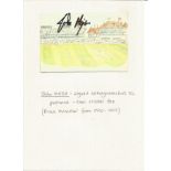 John Major signed Notts CCC postcard. All autographs come with a Certificate of Authenticity. We