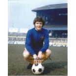 Football John Hollins 10x8 signed colour photo pictured while with Chelsea. All autographs come with