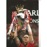 Jaap Stam Man United Signed 12 x 8 inch football photo. All autographs come with a Certificate of