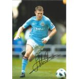 Football James Milner 10x8 signed colour photo pictured in action for Manchester City. All