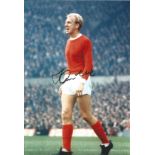 Football Ian Ure 10x8 signed colour photo pictured while playing for Manchester United. All