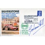 Graham Hill. Silverstone motor racing cover signed by the late Graham Hill. All autographs come with