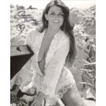 007 Bond girl. The Spy Who Loved Me actress Caroline Munro signed 8x10 photo. All autographs come