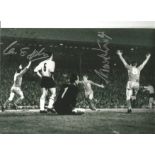 Ian St john Liverpool Signed 12 x 8 inch football photo. All autographs come with a Certificate of