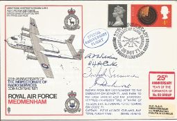 RAF Medmenham 25th Anniversary of The Inspectorate of Radio Services 30th Nov 1946 - 1971 pack of