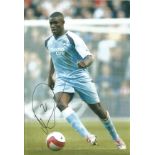 Football Micah Richards 10x8 signed colour photo pictured in action for Manchester City. All