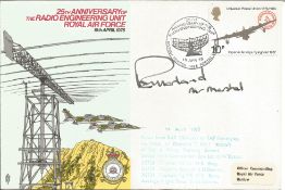 25th Anniversary of the Radio Engineering Unit RAF 15th April 1975 signed Pack of 3 FDC. Signed by