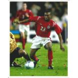Football Jermaine Defoe 10x8 signed colour photo pictured in action for England. All autographs come