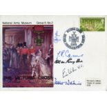 Multi signed Victoria Cross cover. National Army Museum cover dedicated to the Victoria Cross,