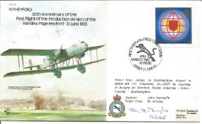 H. P. Heyford 50th Anniversary of the First Flight of the Production Version of the Handley Page