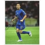 Football Francesco Totti 10x8 signed colour photo pictured in action for Italy. All autographs