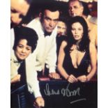 007 James Bond girl Lana wood signed 8x10 photo from the Bond movie Diamonds Are Forever. All