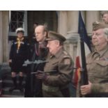 Dads Army. Actor Frank Williams as the Vicar signed Dads Army comedy 8x10 scene photo. All