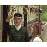 The Railway Children. 8x10 photo signed by actor Bernard Cribbins and actress Sally Thomsett. All