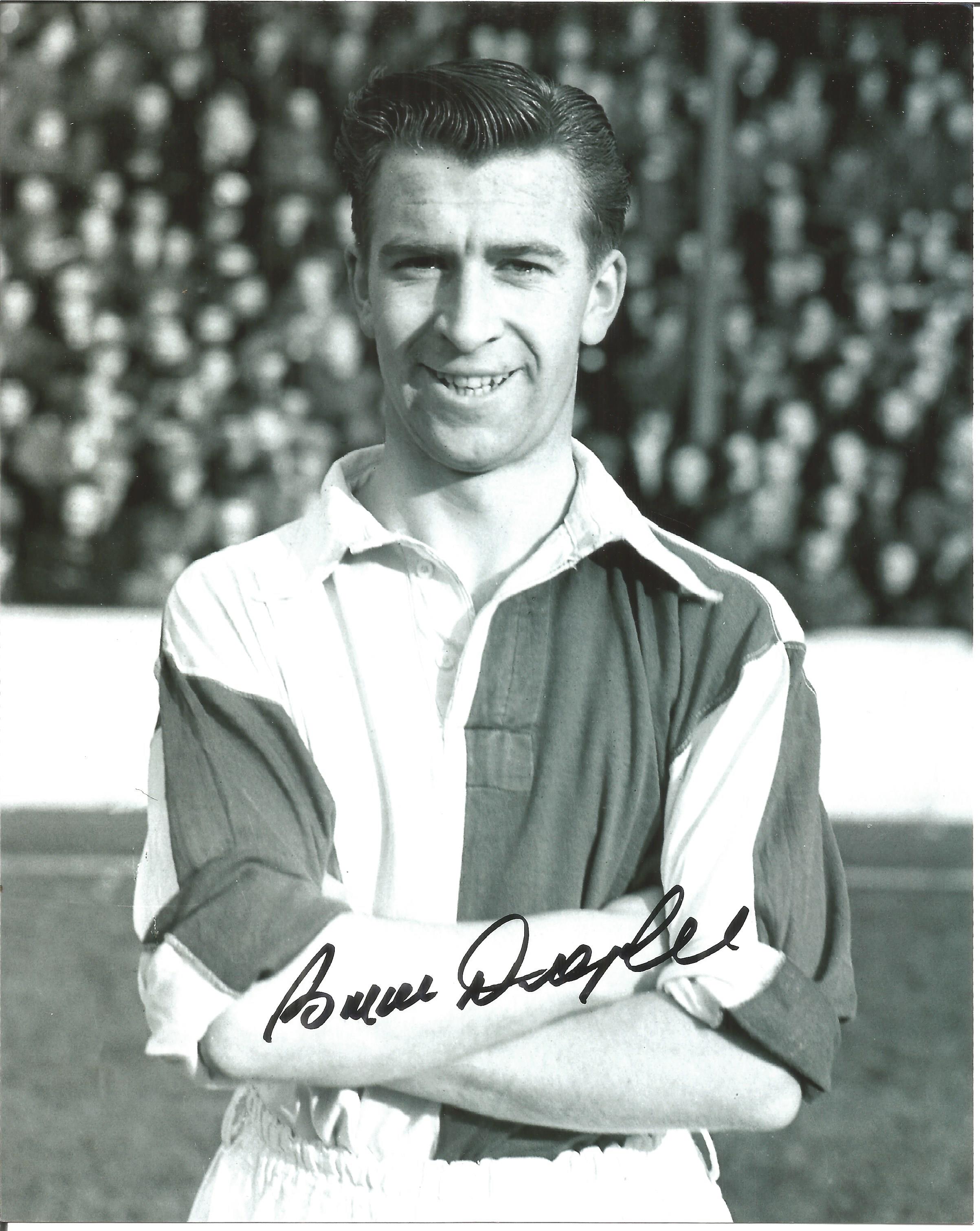 Football Bryan Douglas 10x8 signed black and white photo pictured in Blackburn kit. All autographs
