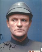 Star Wars 8x10 movie scene montage photo signed by actor Julian Glover as General Veers. All