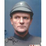 Star Wars 8x10 movie scene montage photo signed by actor Julian Glover as General Veers. All