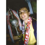 Alan Smith Arsenal Signed 12 x 8 inch football photo. All autographs come with a Certificate of