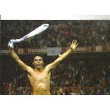 Javier Saviola Argentina Signed 12 x 8 inch football photo. All autographs come with a Certificate