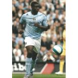 Football Micah Richards 10x8 signed colour photo pictured in action for Manchester City. All