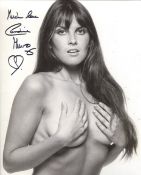 007 Bond girl. The Spy Who Loved Me actress Caroline Munro signed 8x10 photo. All autographs come