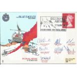 The Blue Eagles Biggin Hill Air Fair 17-19 May 1974 multi signed RAF cover No 317 of 1224. Flown