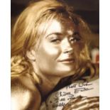 007 Bond girl, lovely 8x10 photo signed by Goldfinger actress Shirley Eaton who has also added her