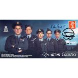 617 Squadron. Operation Chastise Dambusters cover signed by 617 Squadron Pilot and Victoria Cross