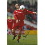 Football Noel Whelan 10x8 signed colour photo pictured in action while playing for Middlesbrough.