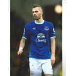 Morgan Schneiderlin Everton Signed 12 x 8 inch football photo. All autographs come with a