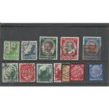 German stamp collection 1 stock card 12 stamps back to 1934 catalogue value £55. We combine