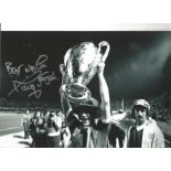David Johnson Liverpool Signed 12 x 8 inch football black and white photo. All autographs come