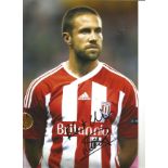 Mathew Upson Stoke Signed 10 x 8 inch football photo. All autographs come with a Certificate of