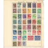 German stamp collection Military /Civil Government dating 1946 to 1949 1one loose page 47 stamps. We