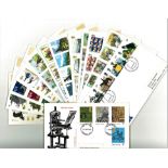 GB FDC collection includes 25 covers in pristine condition most with special postmarks dating 1980