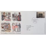 Official opening of Tallents House FDC. 21/3/2001 Edinburgh postmark. Neat, typed address. We