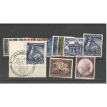 German stamp collection 1 stock card 17 stamps dated 1941 catalogue value £32. We combine postage on