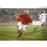 Jaap Stam Holland signed 12x8 inch football colour photo. All autographs come with a Certificate