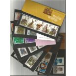 GB stamp collection includes 9 presentation packs dating 1974 to 1977 subjects include The Horse