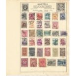 Austrian stamp collection 4 loose album sleeves. We combine postage on multiple winning lots and can