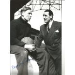 Bert Trautmann Manchester City Signed 12 x 8 inch football photo. All autographs come with a