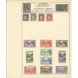 Andorra (French) stamp collection 1 loose album sleeve 14 stamps mainly mint dating 1932 to 1936. We