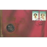 Coin First Day Cover Queen Elizabeth II 50 YEARS Golden Jubilee Australia PM SA 5112 6. 2. 2002.