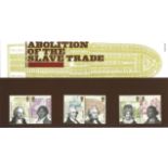 Abolition of the Slave Trade Royal Mail Mint stamps presentation pack. We combine postage on